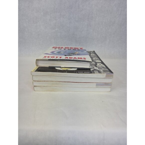 Dilbert Books Comics By Scott Adams Lot of 5 Large Paperback, Dilbert Future HB - Picture 3 of 16